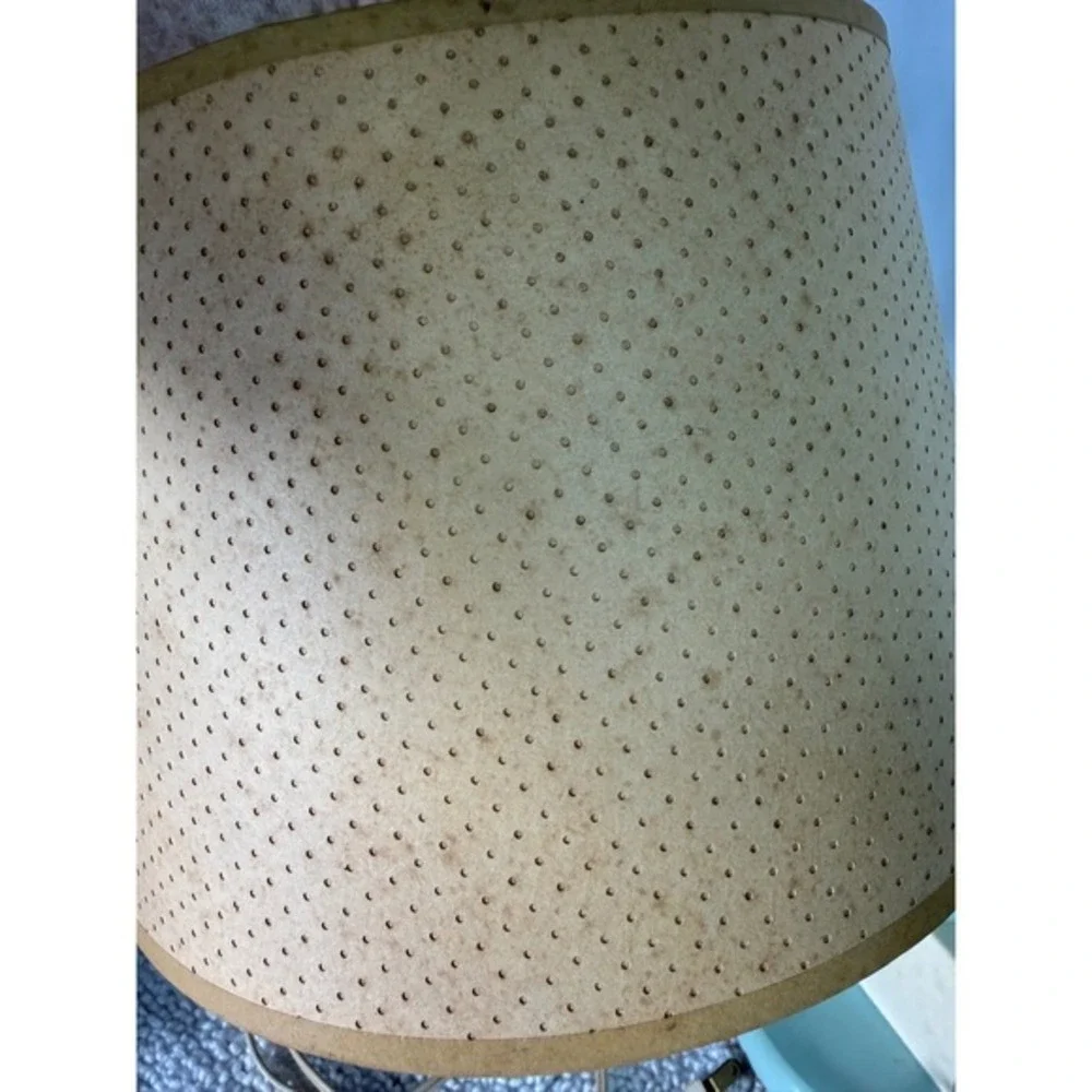 Vintage Humpty‎ Dumpty Wooden Table Lamp Nursery Decor Perforated Lampshade